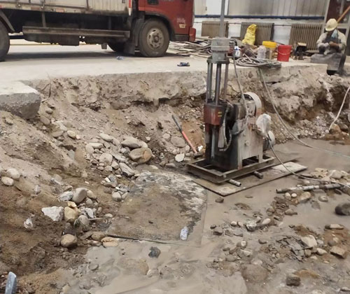 宝清公路下沉压浆